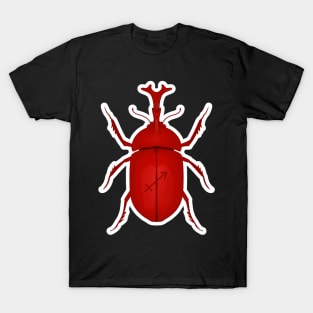 Sagittarius Japanese Rhino Beetle T-Shirt